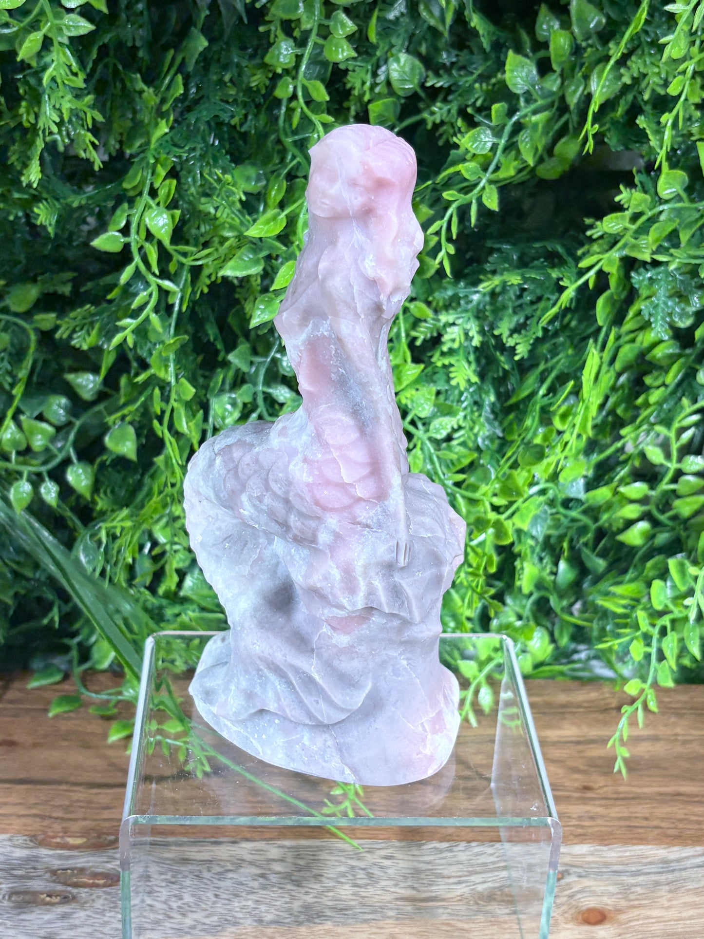 6" Pink Opal Mermaid -  Self-Love • Emotional Balance • New Beginnings