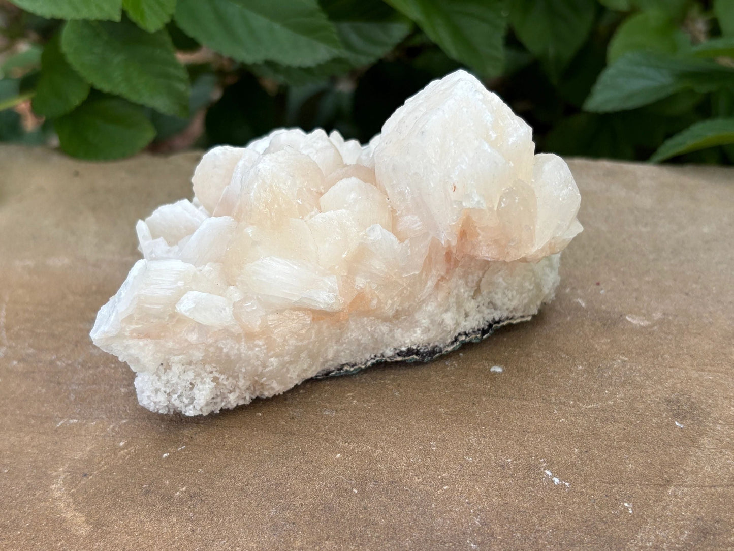 🍑 Raw Stilbite Mineral Specimen – Calm, Intuition & Cosmic Daydreams | 12.20 oz