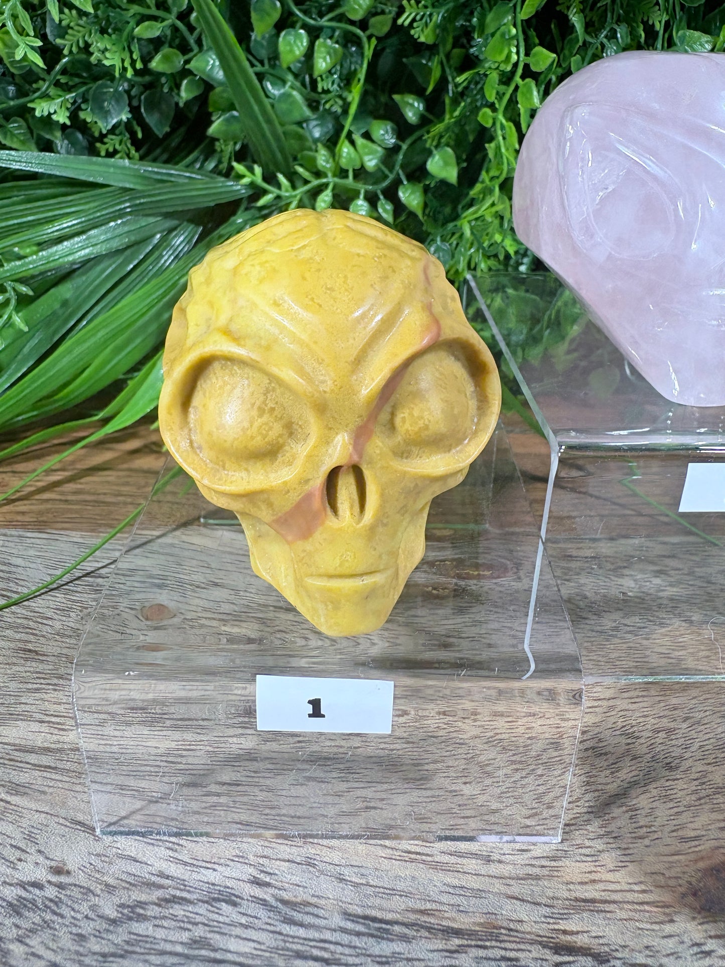 Crystal Alien Carvings - Curiosity • Joy • Cosmic Perspective