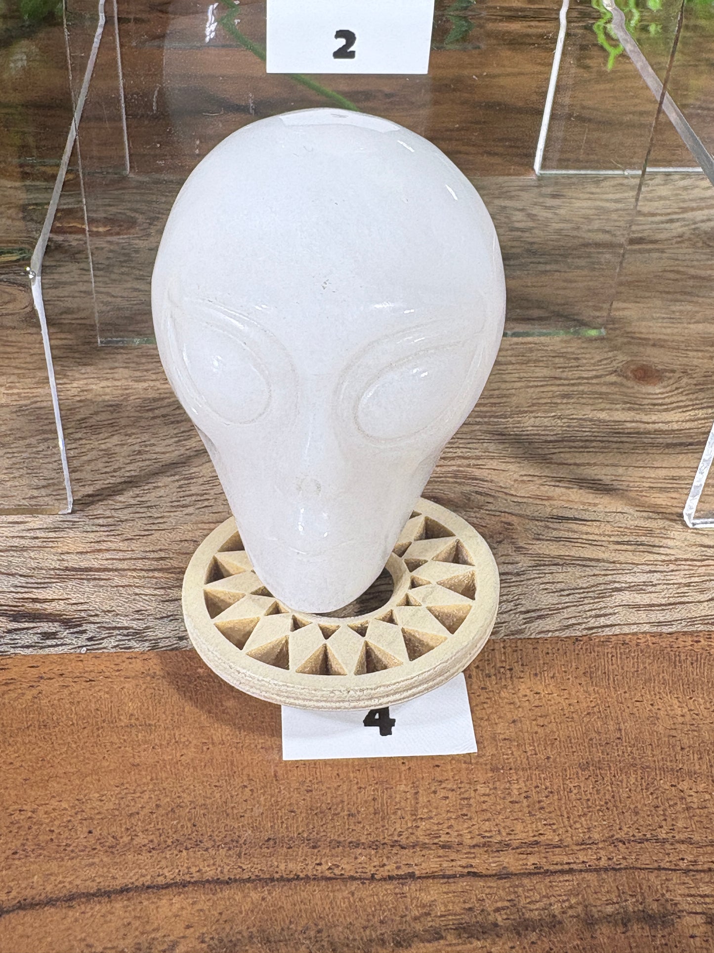 Crystal Alien Carvings - Curiosity • Joy • Cosmic Perspective