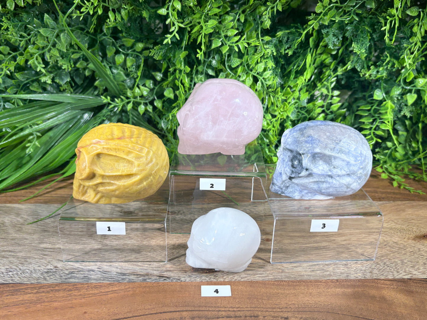 Crystal Alien Carvings - Curiosity • Joy • Cosmic Perspective