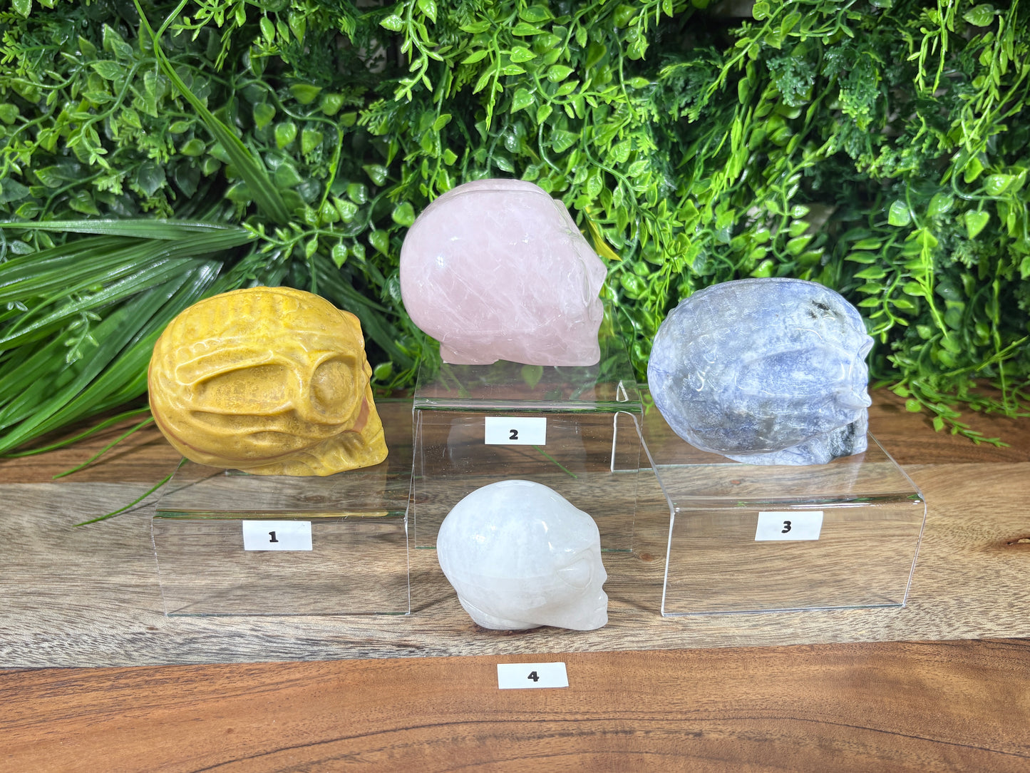 Crystal Alien Carvings - Curiosity • Joy • Cosmic Perspective