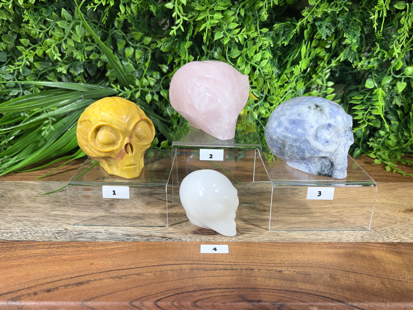 Crystal Alien Carvings - Curiosity • Joy • Cosmic Perspective