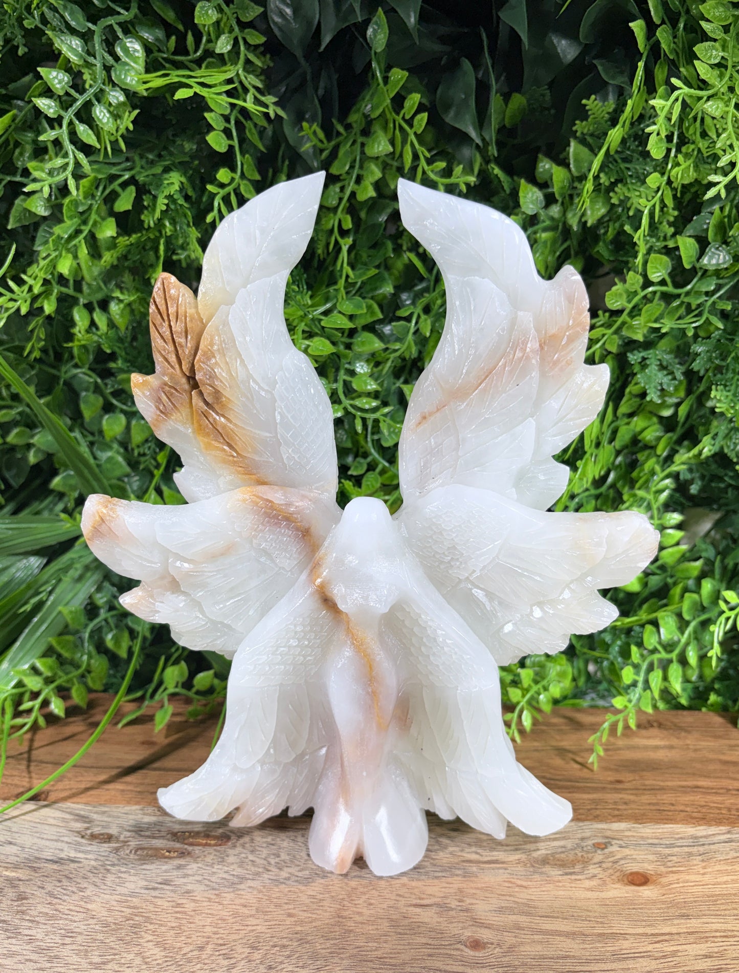 Afghan Jade Angel Wings - Peace • Protection • New Beginnings