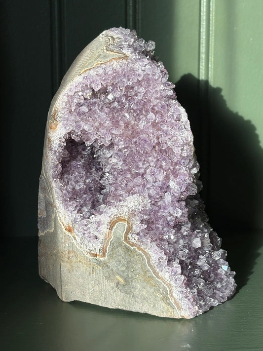 🐇 Lucky Bunny Amethyst Cluster – Protection, Serenity & Cosmic Whimsy | 3.15 lbs.