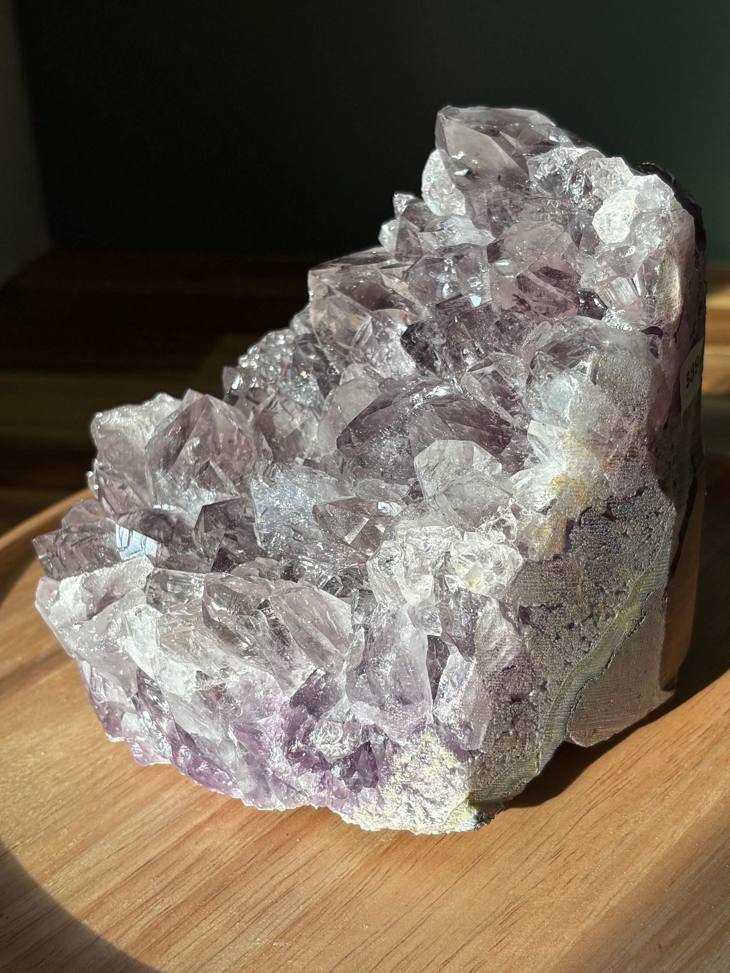 💜 Raw Amethyst Crystal Cluster – Power, Peace & Intuition Amplifier | 5.24 lbs