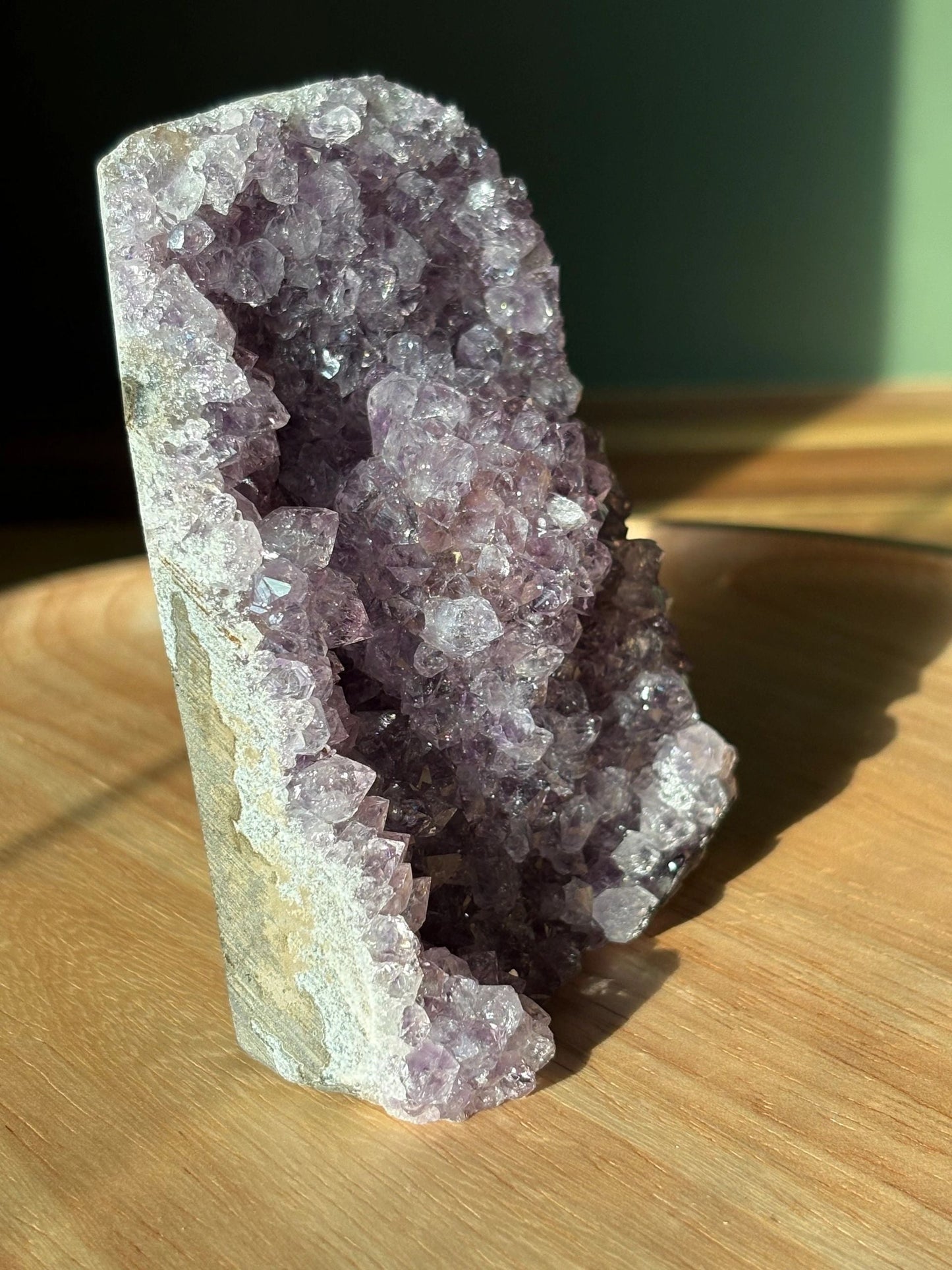 💜 Raw Amethyst Crystal Cluster – Intuition, Protection, Calm, Peace Crown Chakra |1.13 lbs.