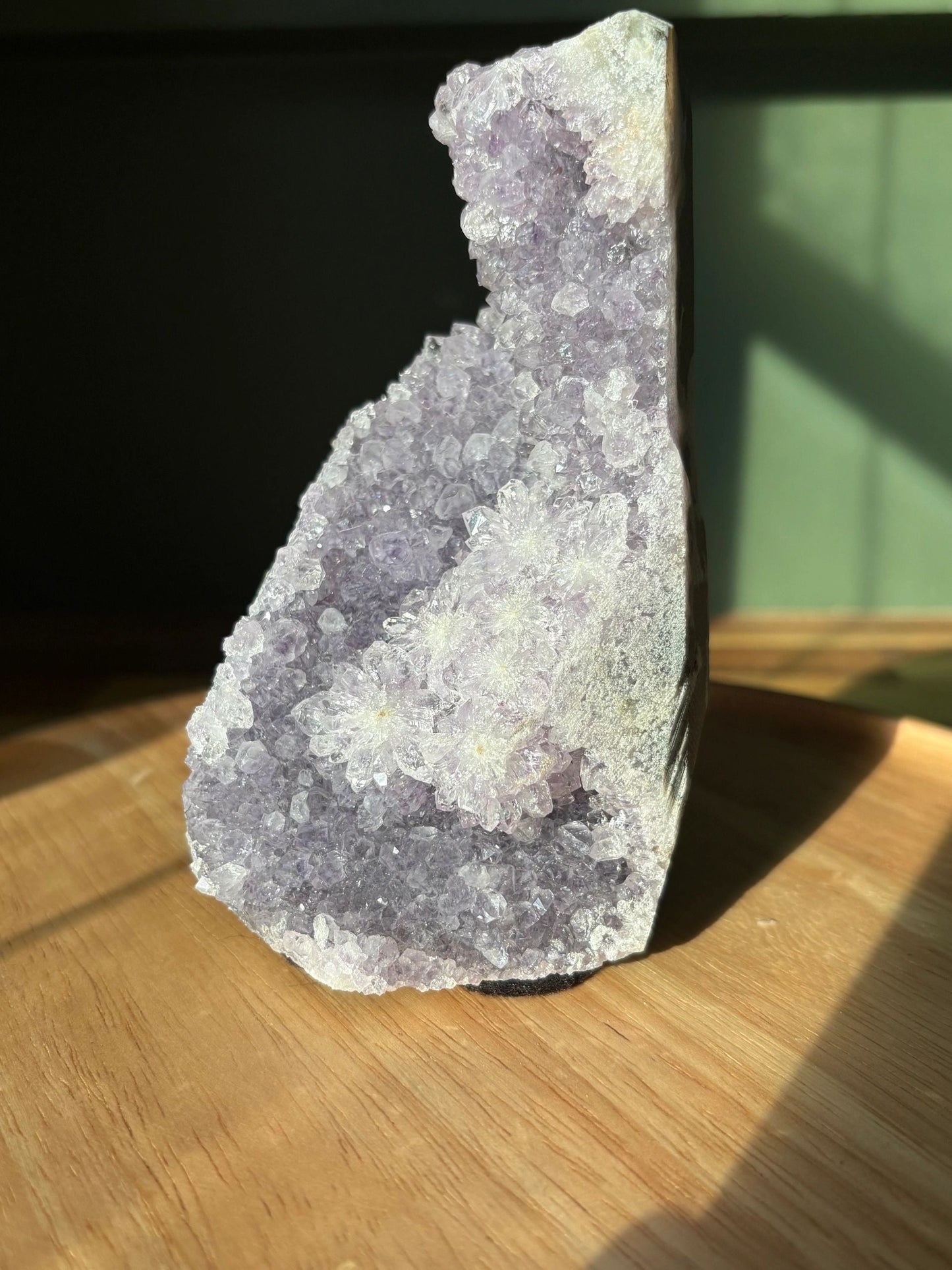 💜 Raw Amethyst Crystal – Star-Cluster Bloom, Intuition, Peace | 1.48 lbs
