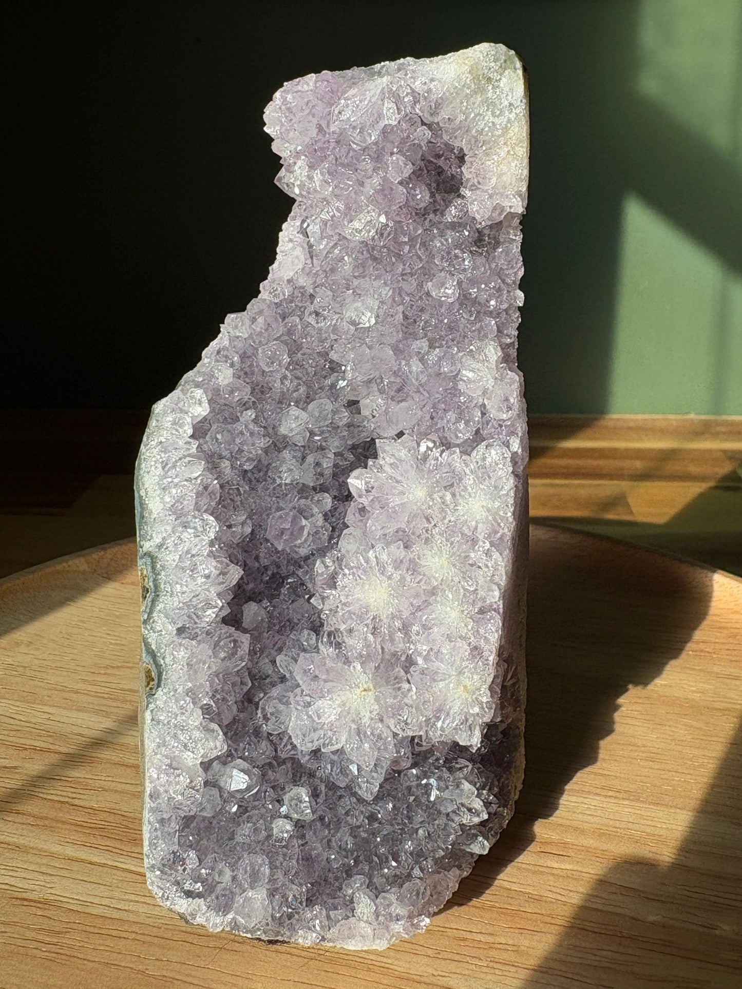 💜 Raw Amethyst Crystal – Star-Cluster Bloom, Intuition, Peace | 1.48 lbs