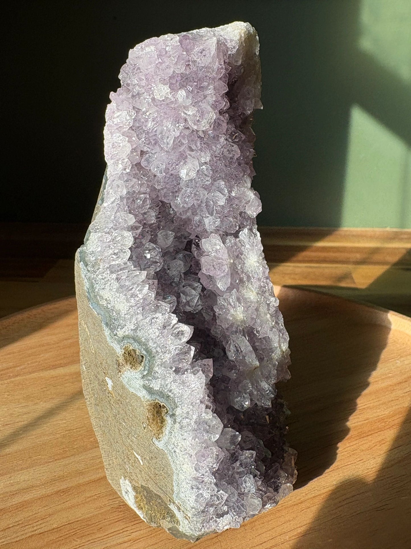 💜 Raw Amethyst Crystal – Star-Cluster Bloom, Intuition, Peace | 1.48 lbs