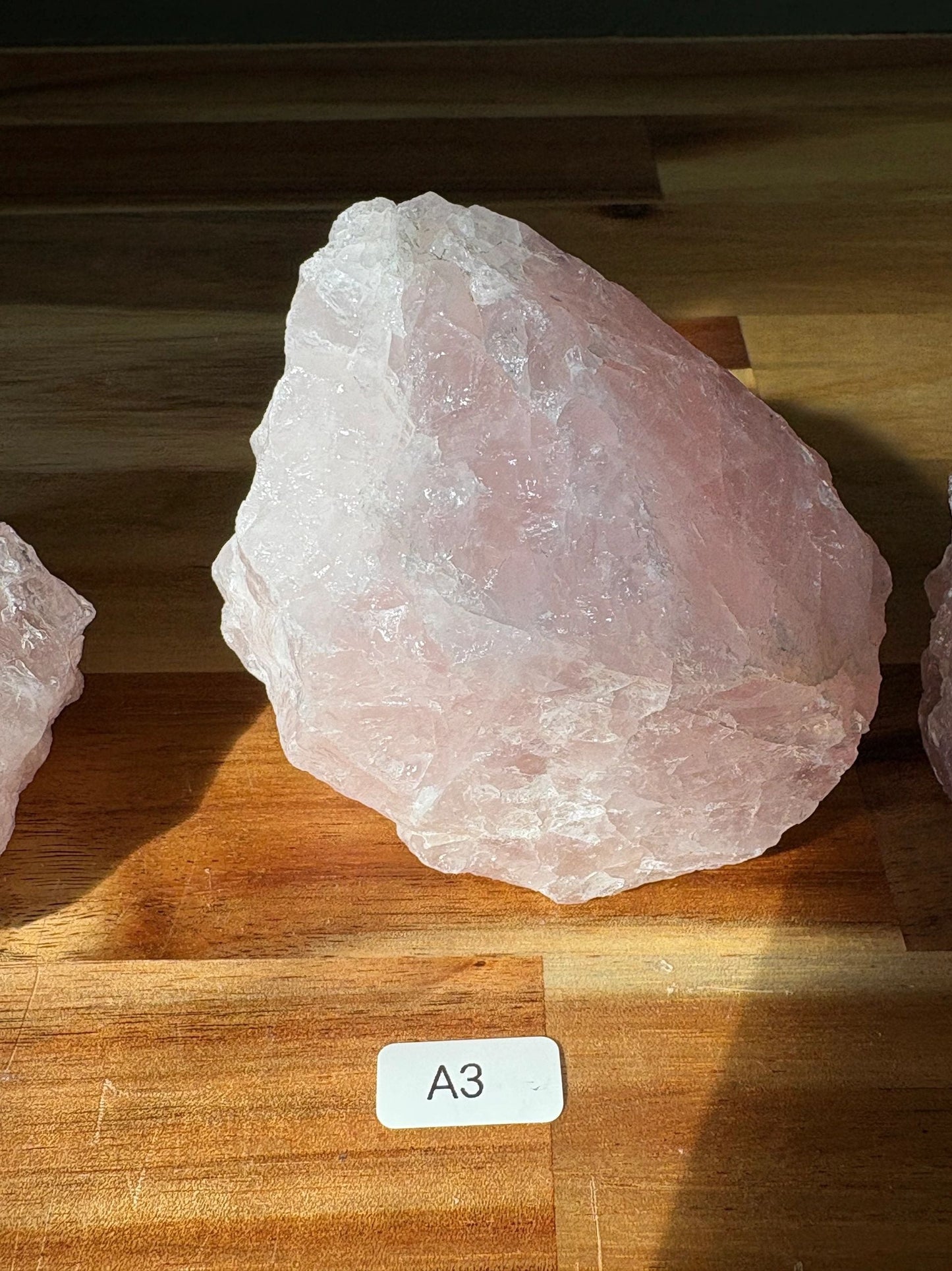 🌸 Raw Rose Quartz Chunk – Heart Healing, Soft Strength & Earthy Love | Choose Your Piece