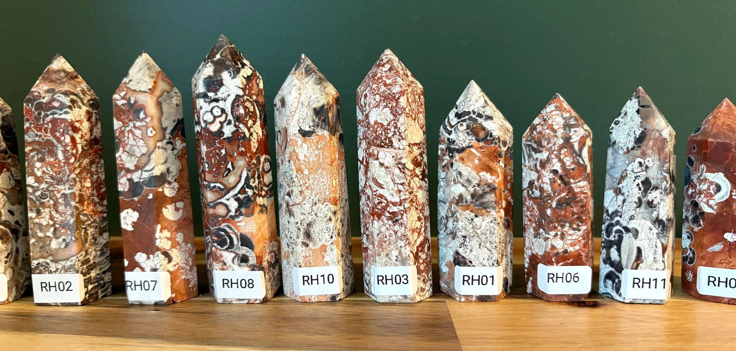 💰 Money Agate Crystal Towers – Abundance, Stability & Prosperity Flow
