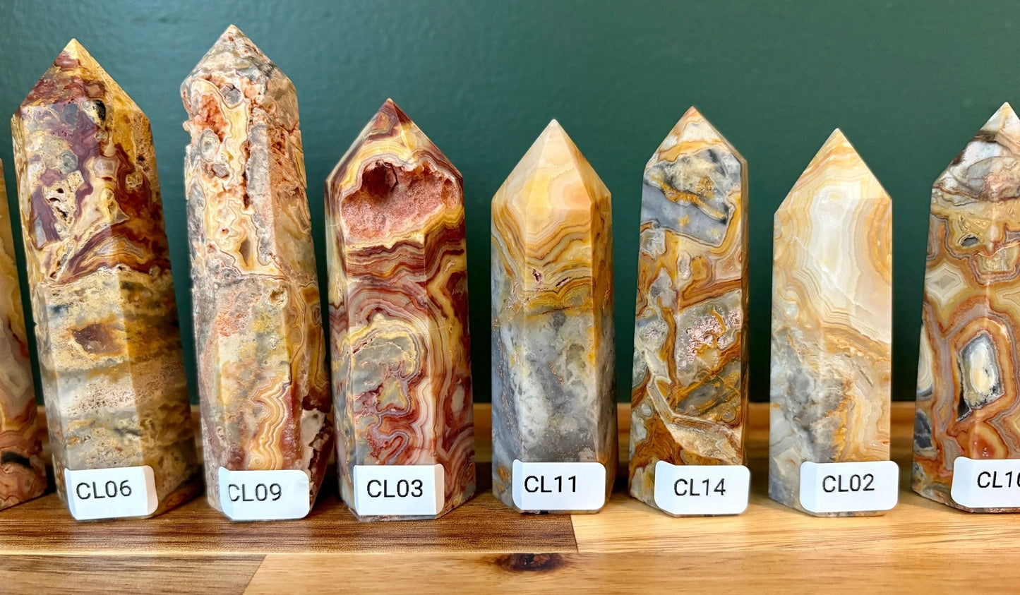 🤍 Crazy Lace Agate Tower – Joy, Balance & Earthy Chaos Magic | Choose Your Piece