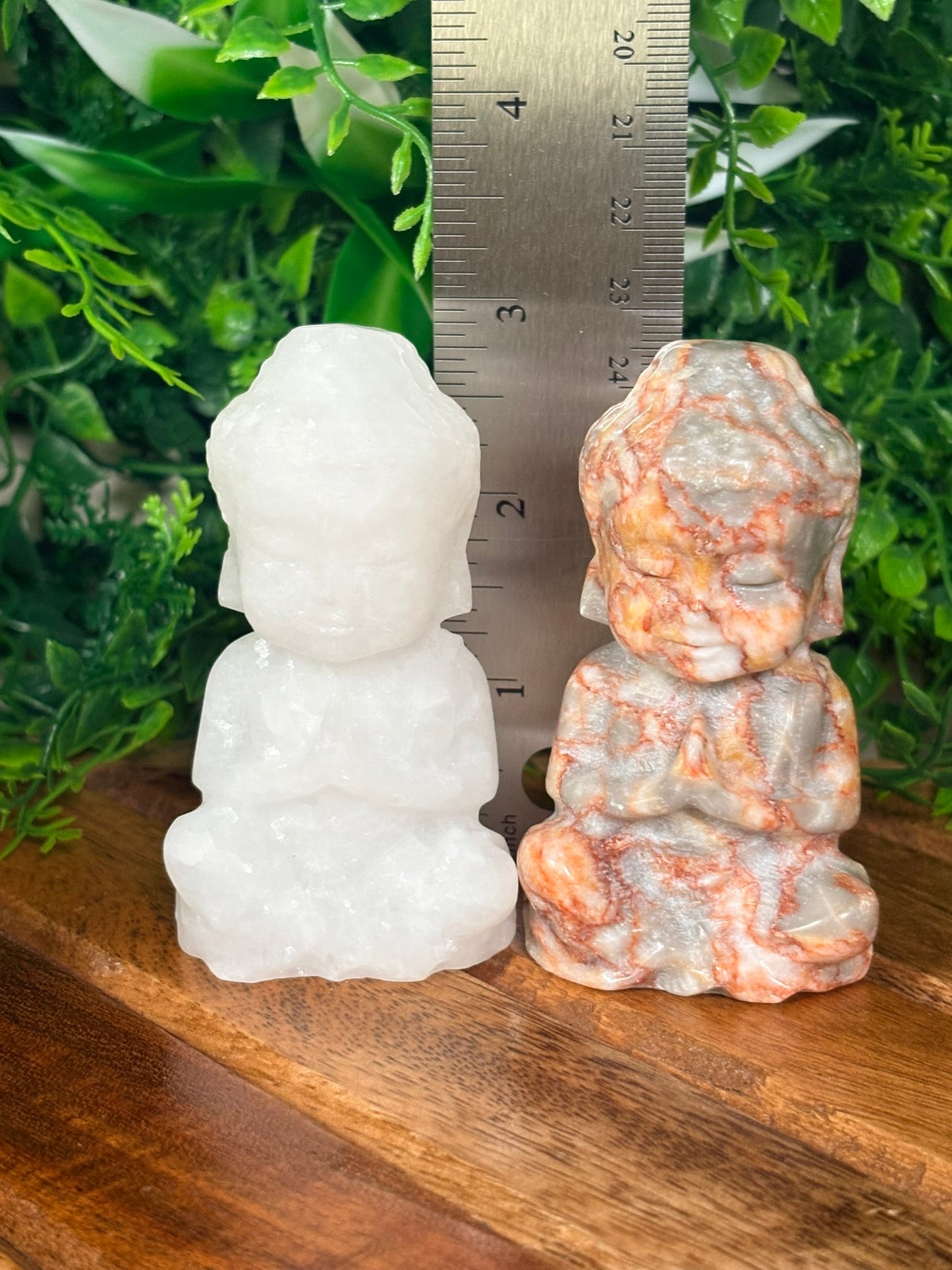🧘♂️ Baby Buddha Crystal Figure – Choose Your Stone