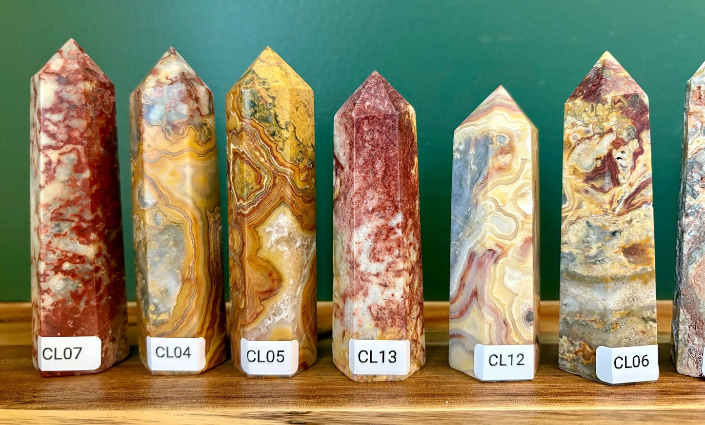 🤍 Crazy Lace Agate Tower – Joy, Balance & Earthy Chaos Magic | Choose Your Piece
