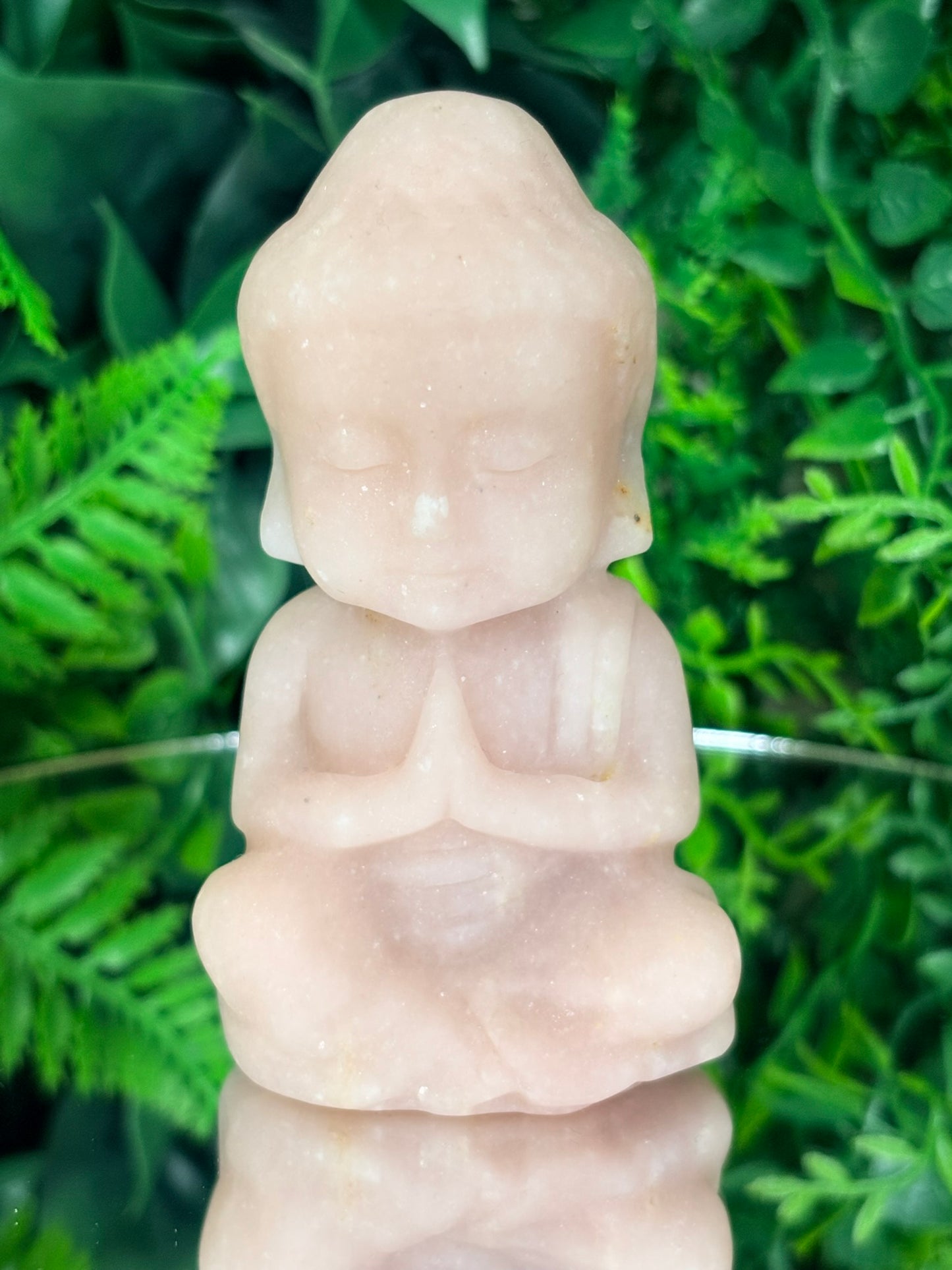 🧘♂️ Baby Buddha Crystal Figure – Choose Your Stone