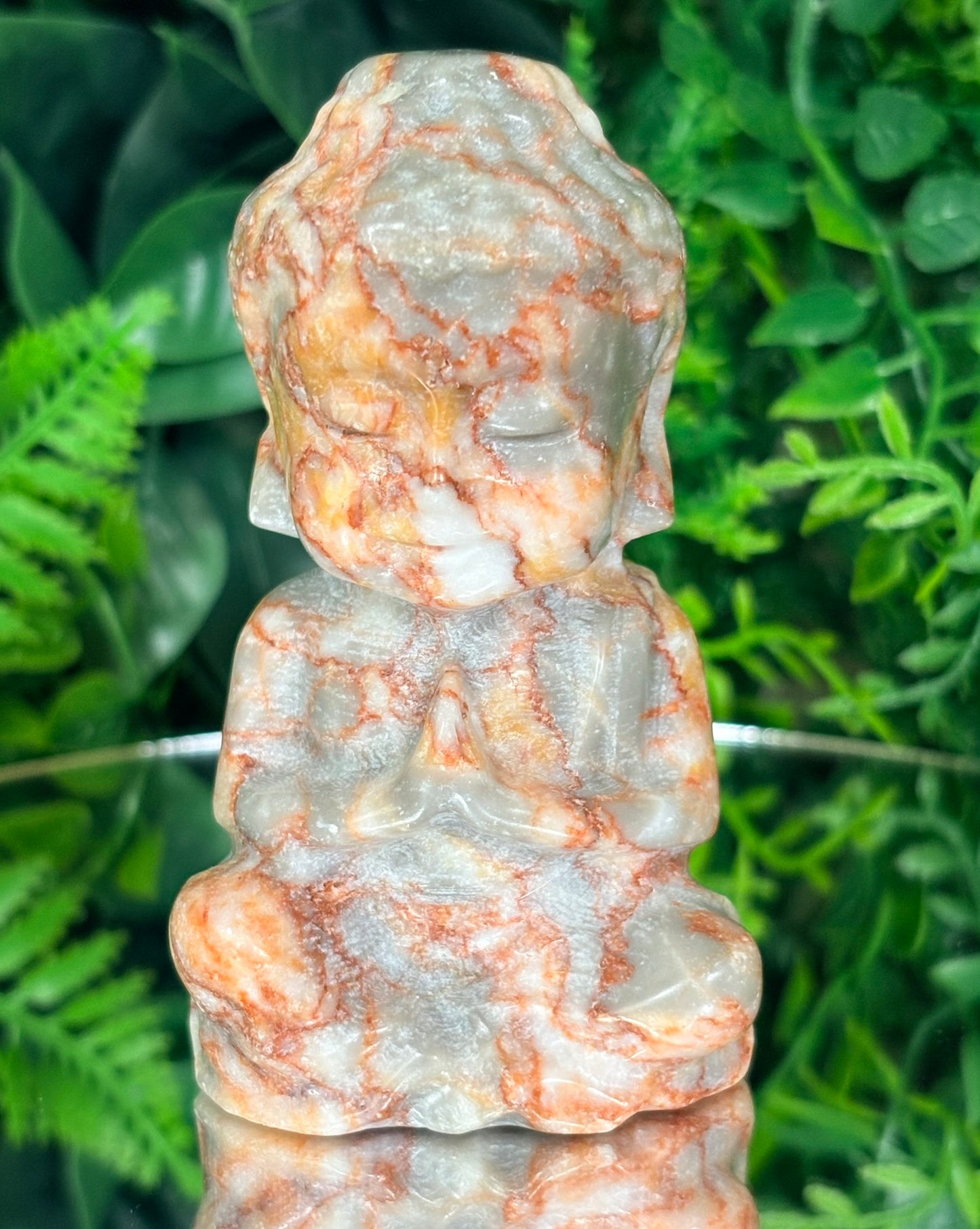 🧘♂️ Baby Buddha Crystal Figure – Choose Your Stone