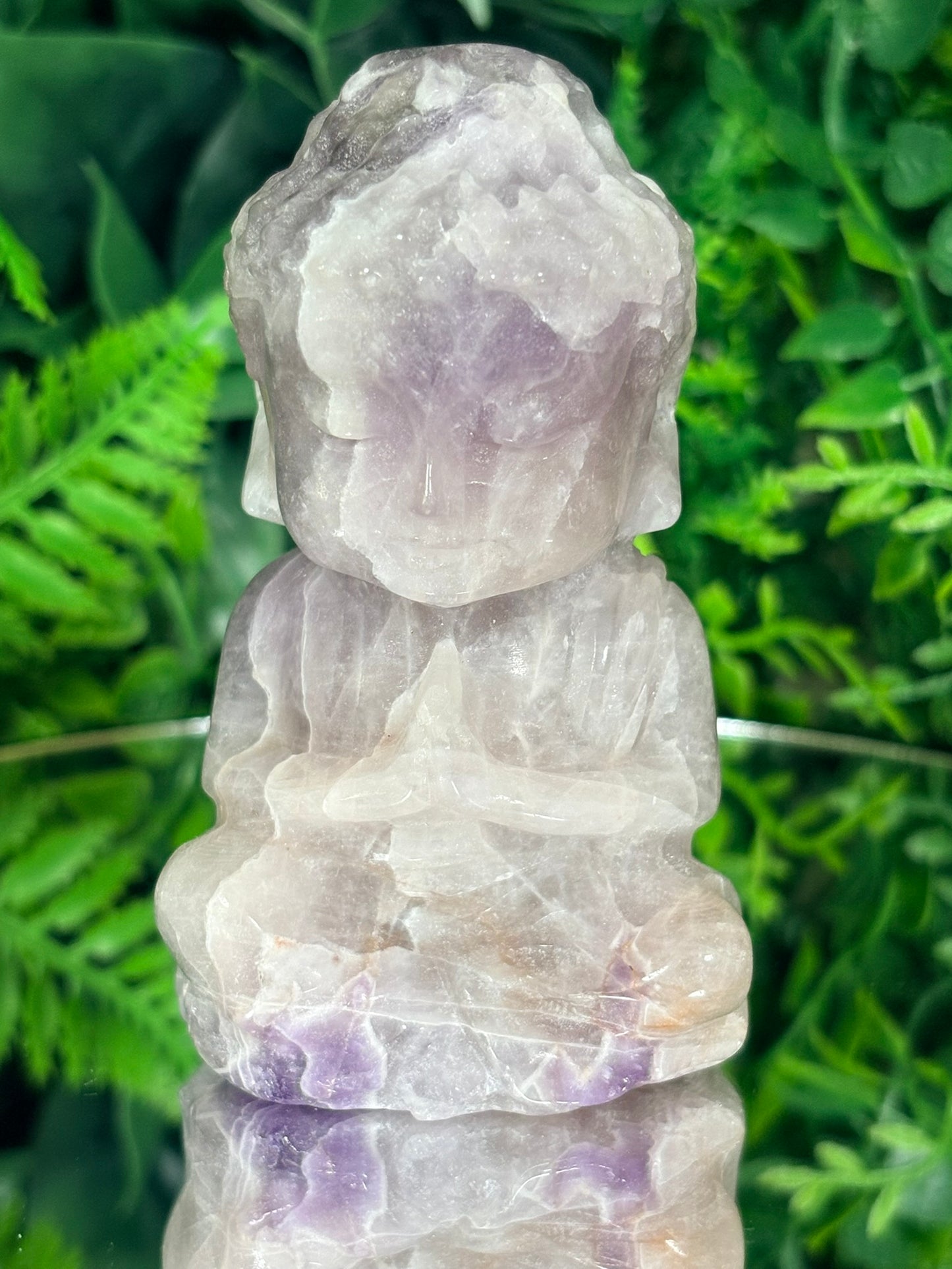 🧘♂️ Baby Buddha Crystal Figure – Choose Your Stone