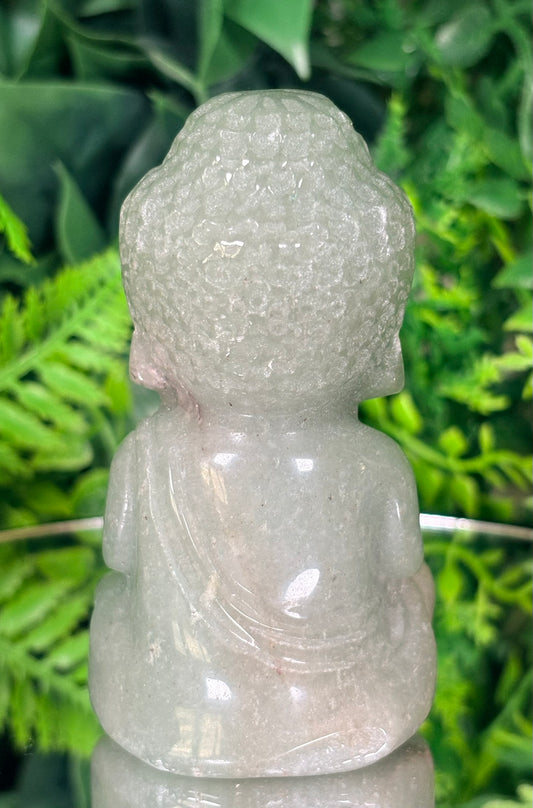 🧘♂️ Baby Buddha Crystal Figure – Choose Your Stone