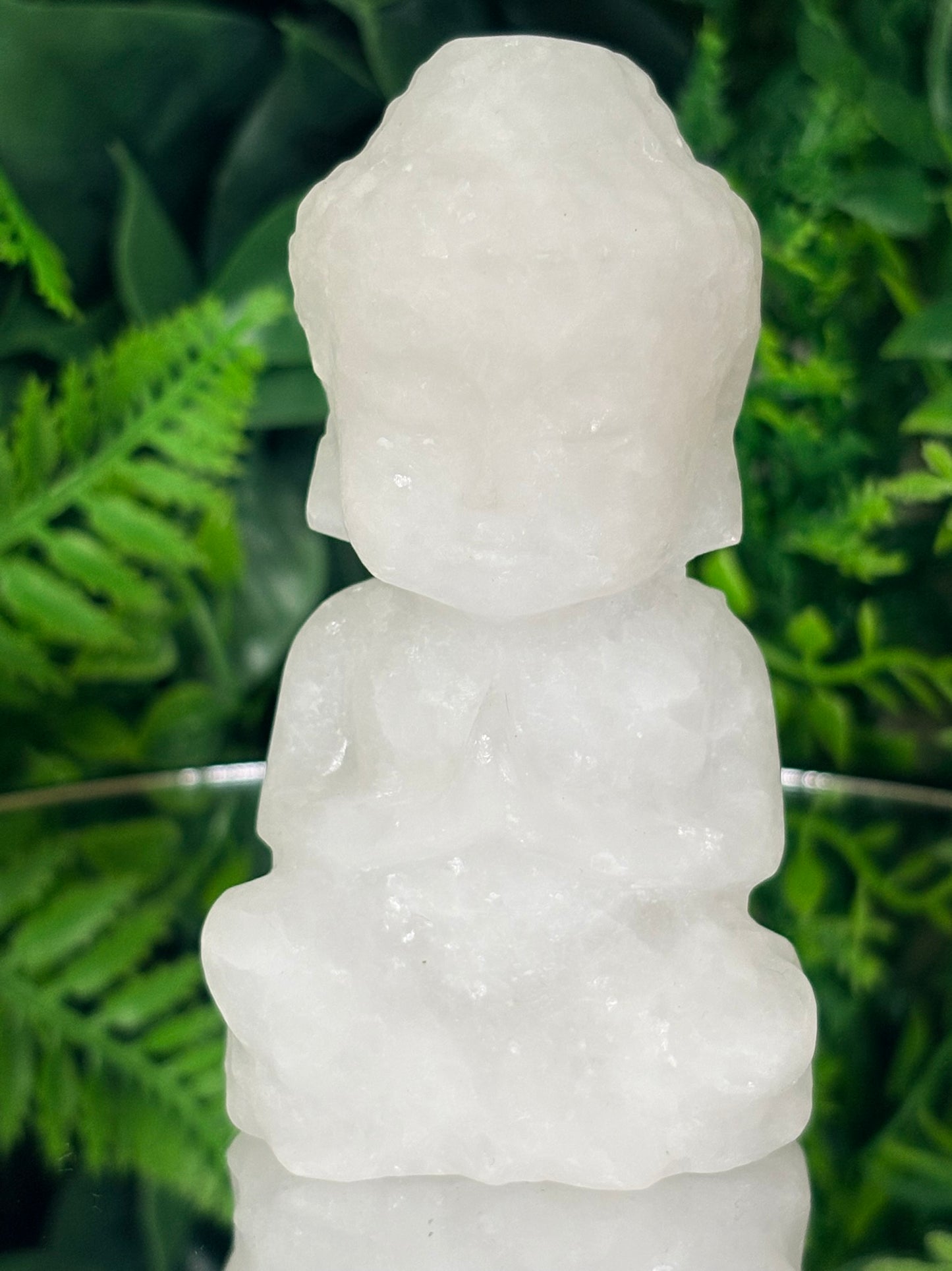 🧘♂️ Baby Buddha Crystal Figure – Choose Your Stone