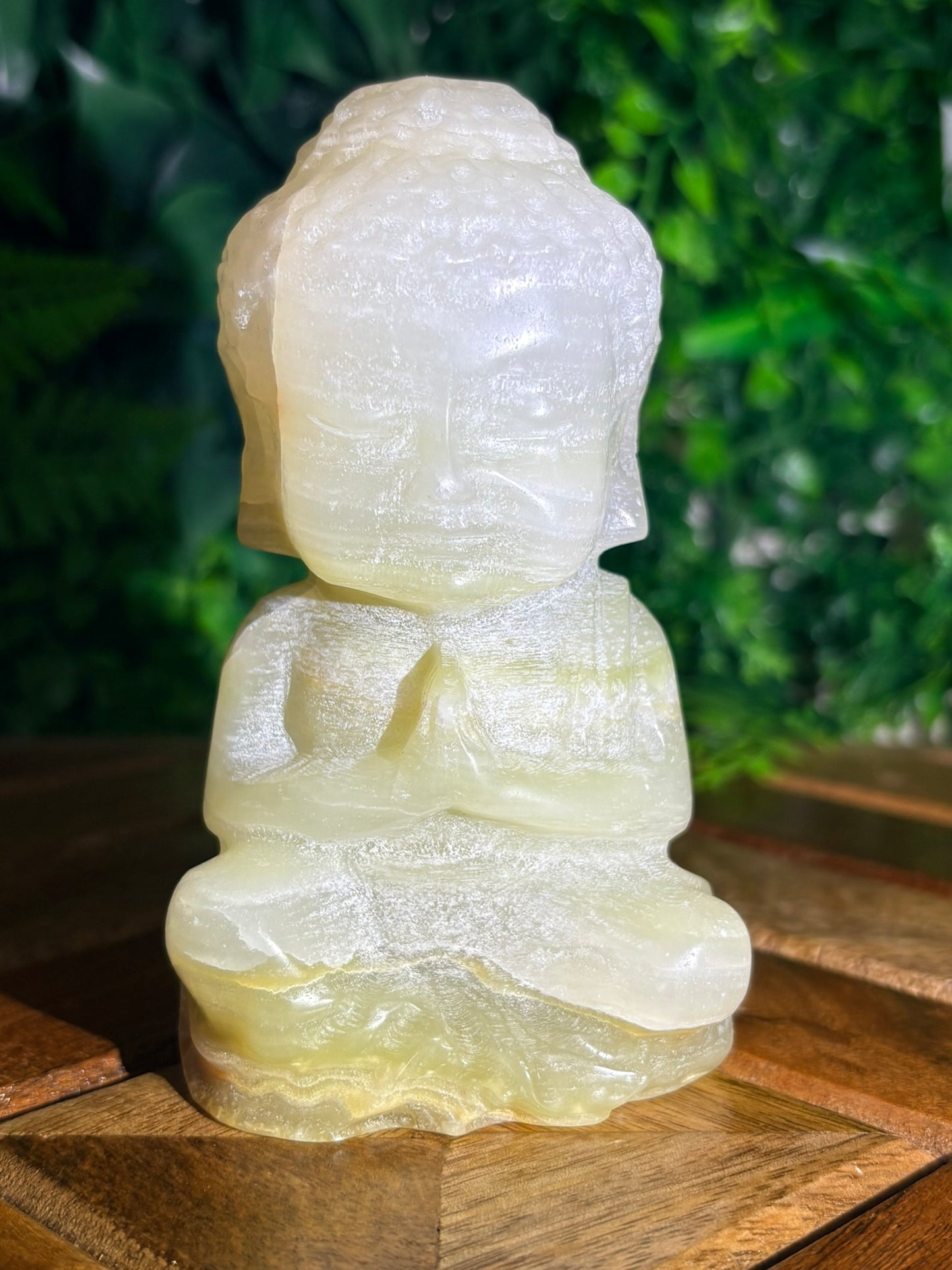 Baby Buddha Guardian Crystal Figure – Choose Your Stone