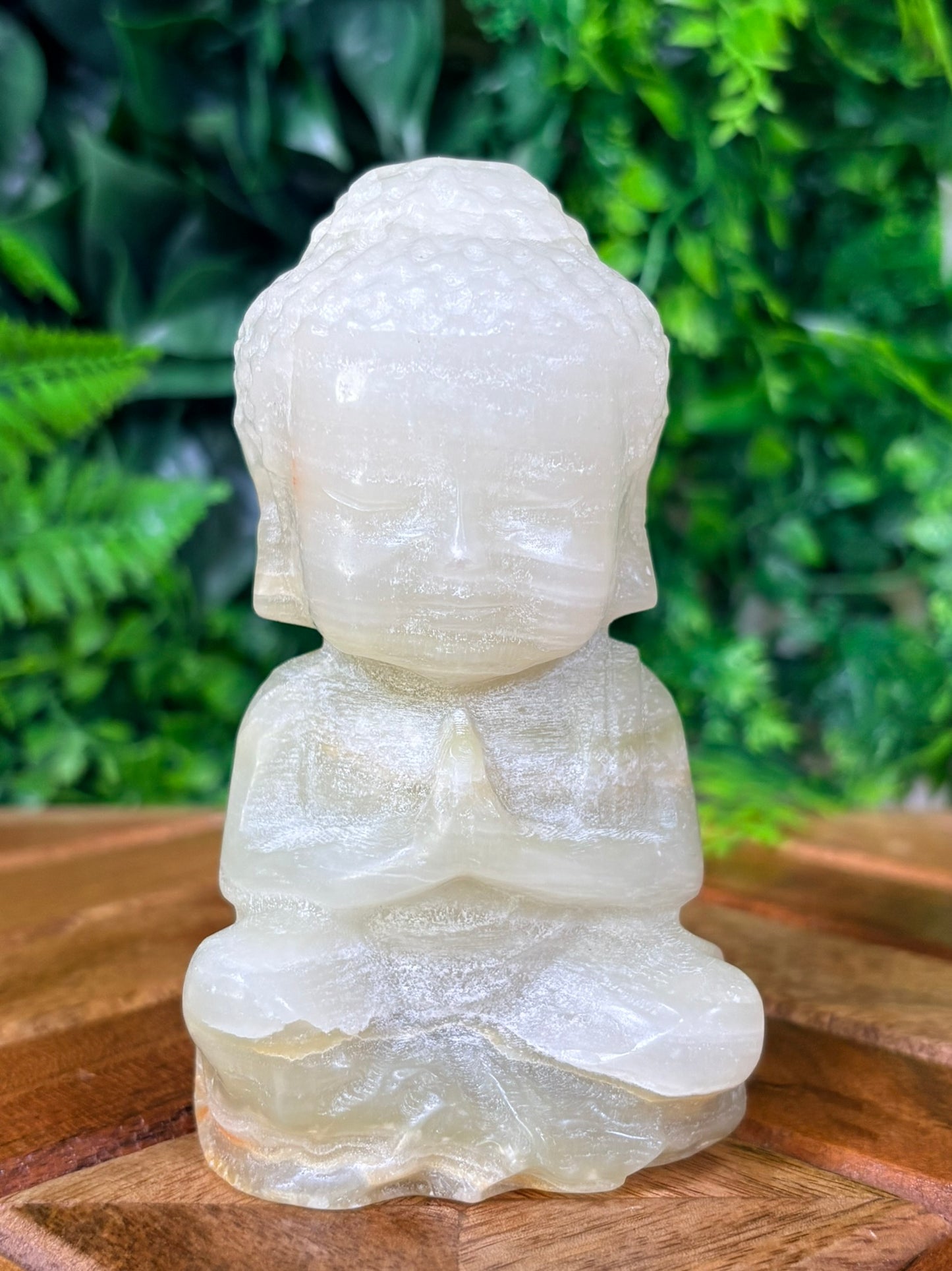 Baby Buddha Guardian Crystal Figure – Choose Your Stone