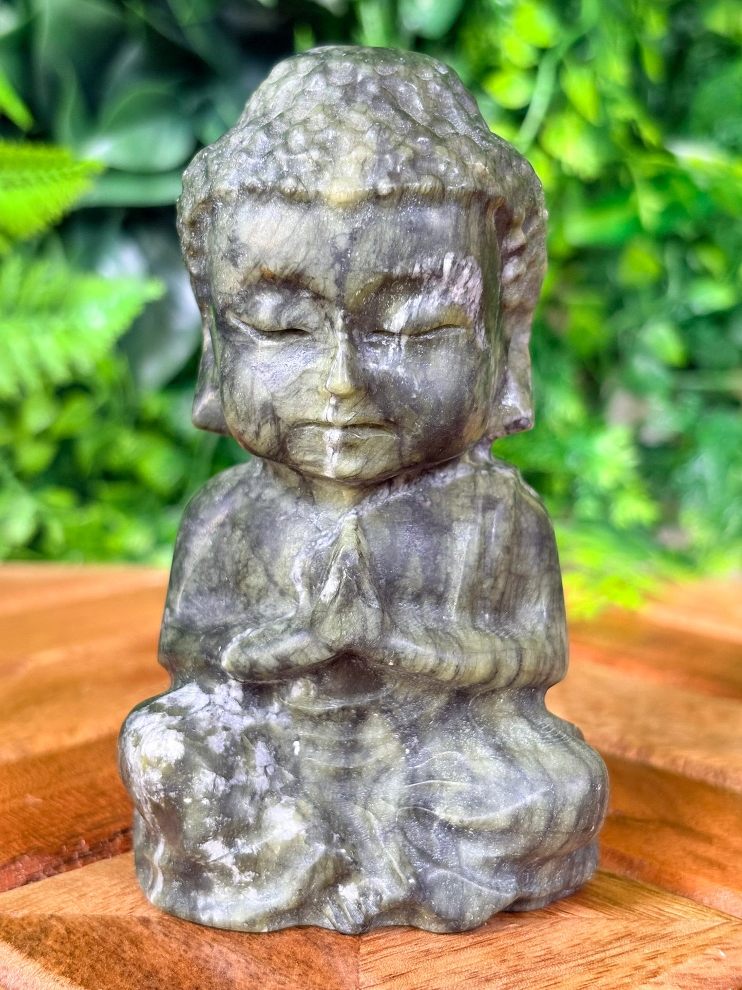 Baby Buddha Guardian Crystal Figure – Choose Your Stone