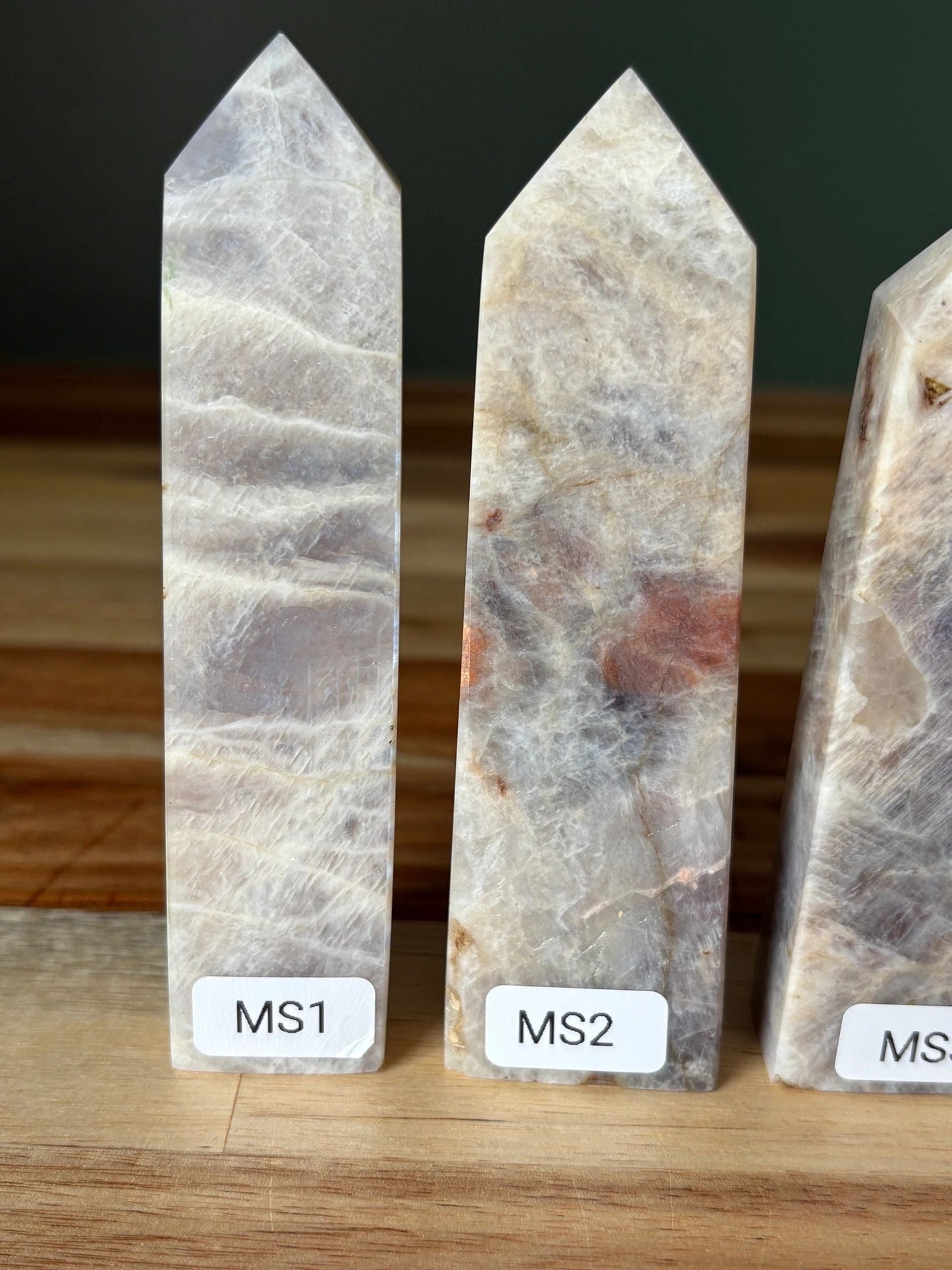 🌙 Moonstone Crystal Towers – Intuition, Emotional Balance & Lunar Magic
