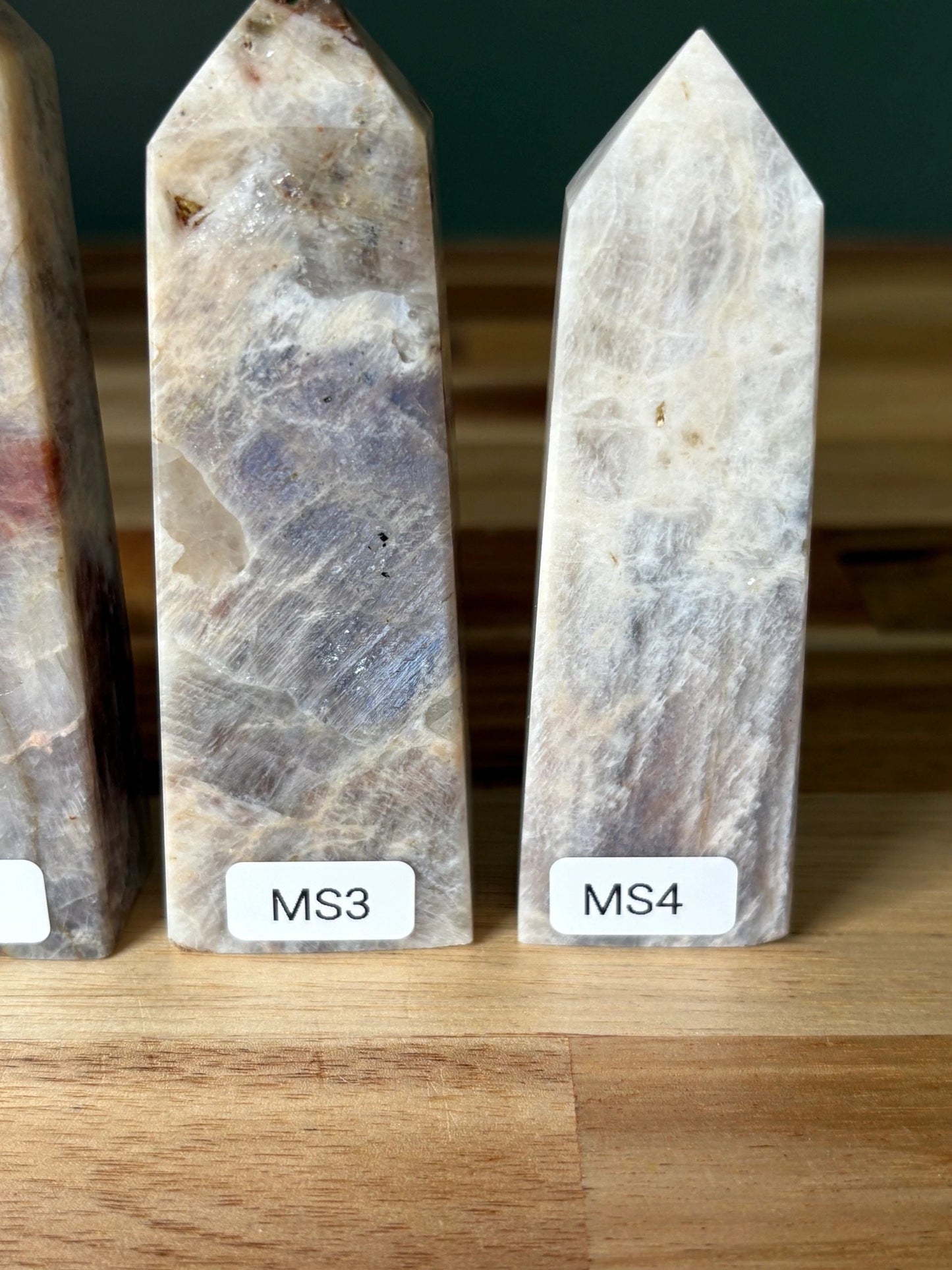 🌙 Moonstone Crystal Towers – Intuition, Emotional Balance & Lunar Magic