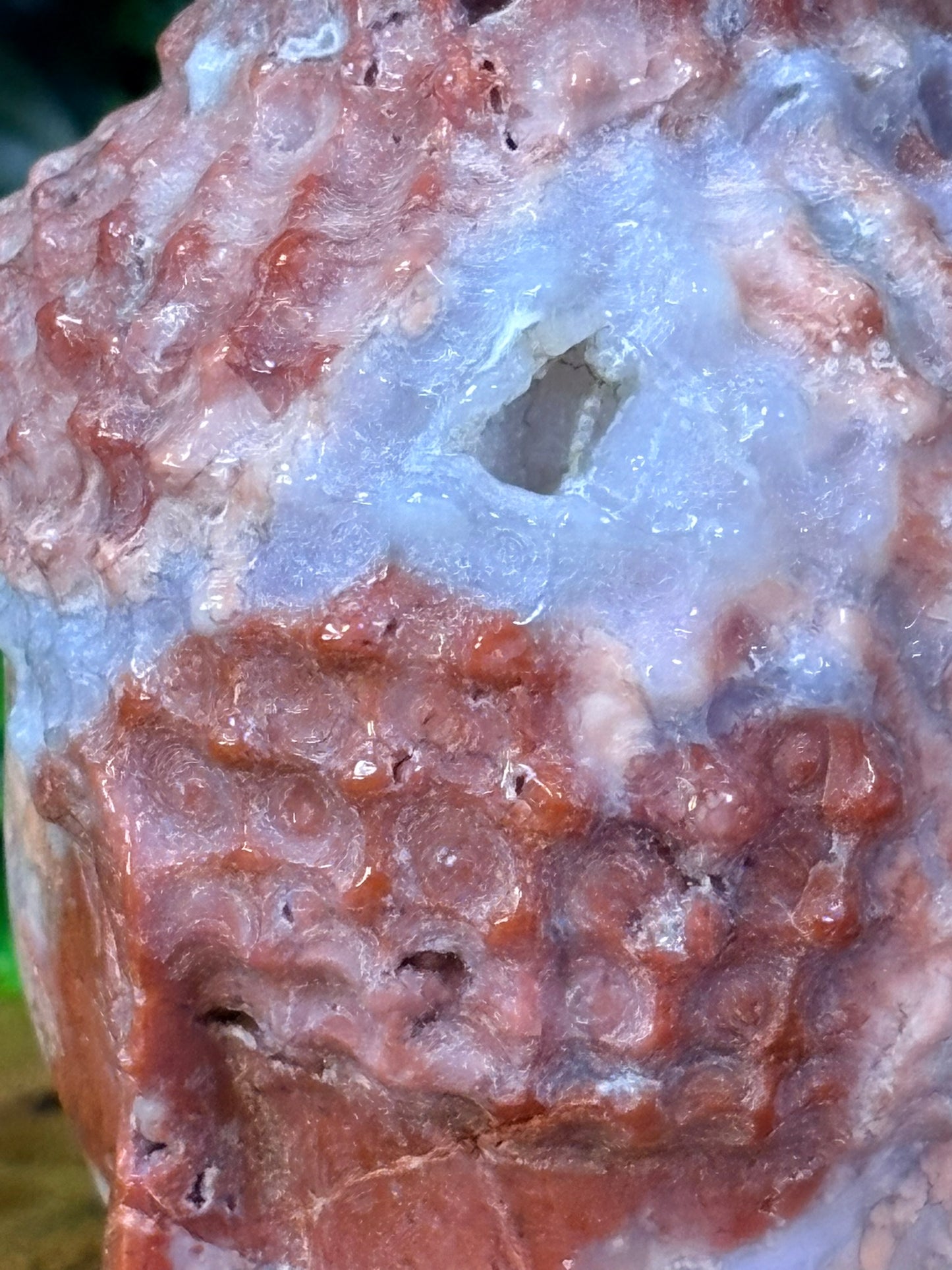 🌸 Pink Petal Agate Buddha Head | Gentle Awakening • Inner Bloom • Sacred Stillness