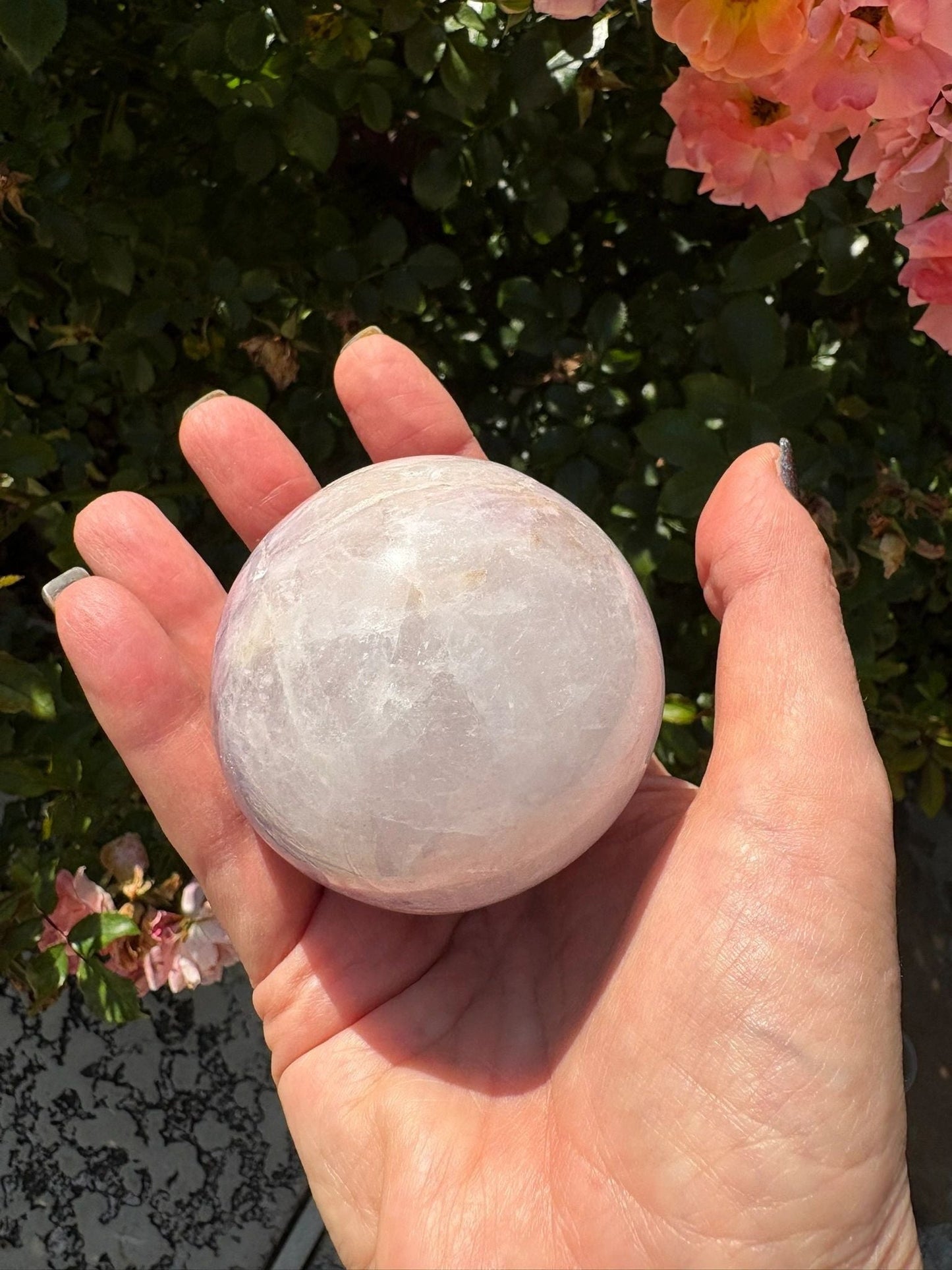 💜 Amethyst Sphere with Hematoid Swirls – Intuition, Balance & Planetary Glow | AM3
