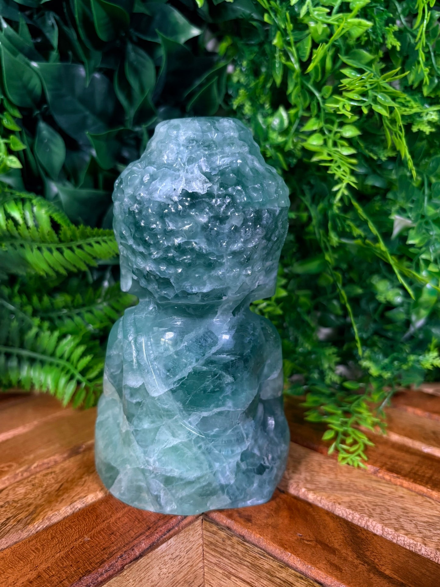 💚 Green Fluorite Baby Buddha | Clarity • Calm • Energetic Alignment