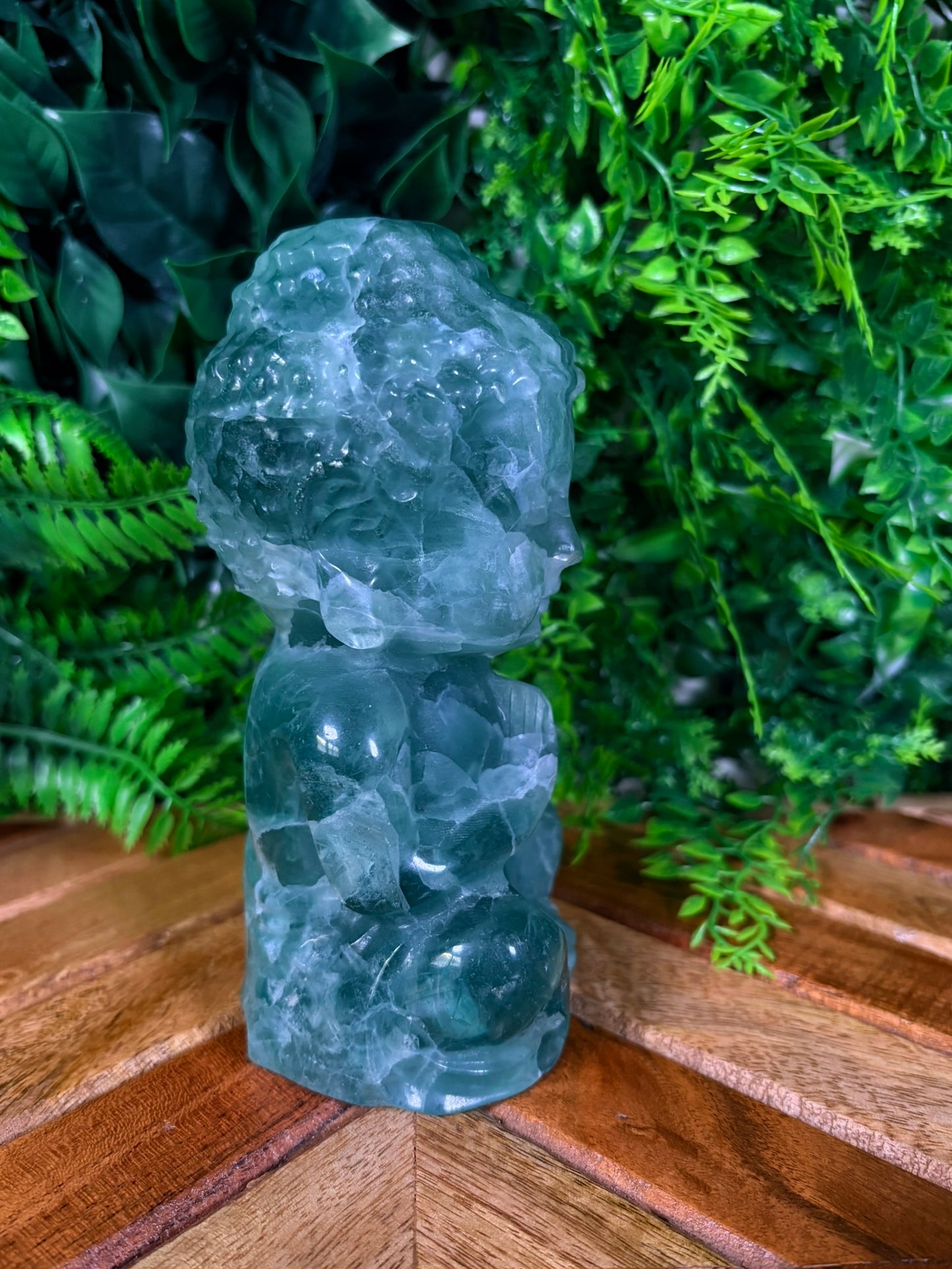 💚 Green Fluorite Baby Buddha | Clarity • Calm • Energetic Alignment