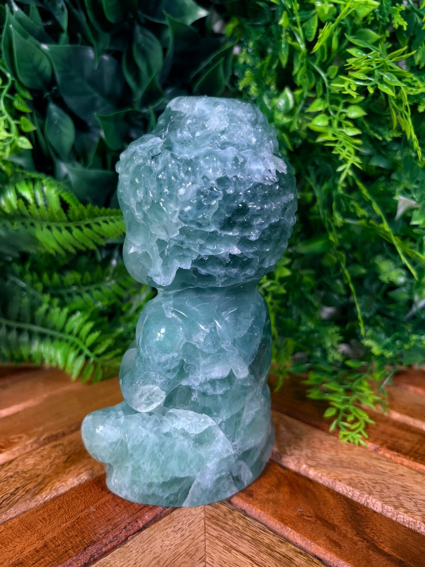 💚 Green Fluorite Baby Buddha | Clarity • Calm • Energetic Alignment