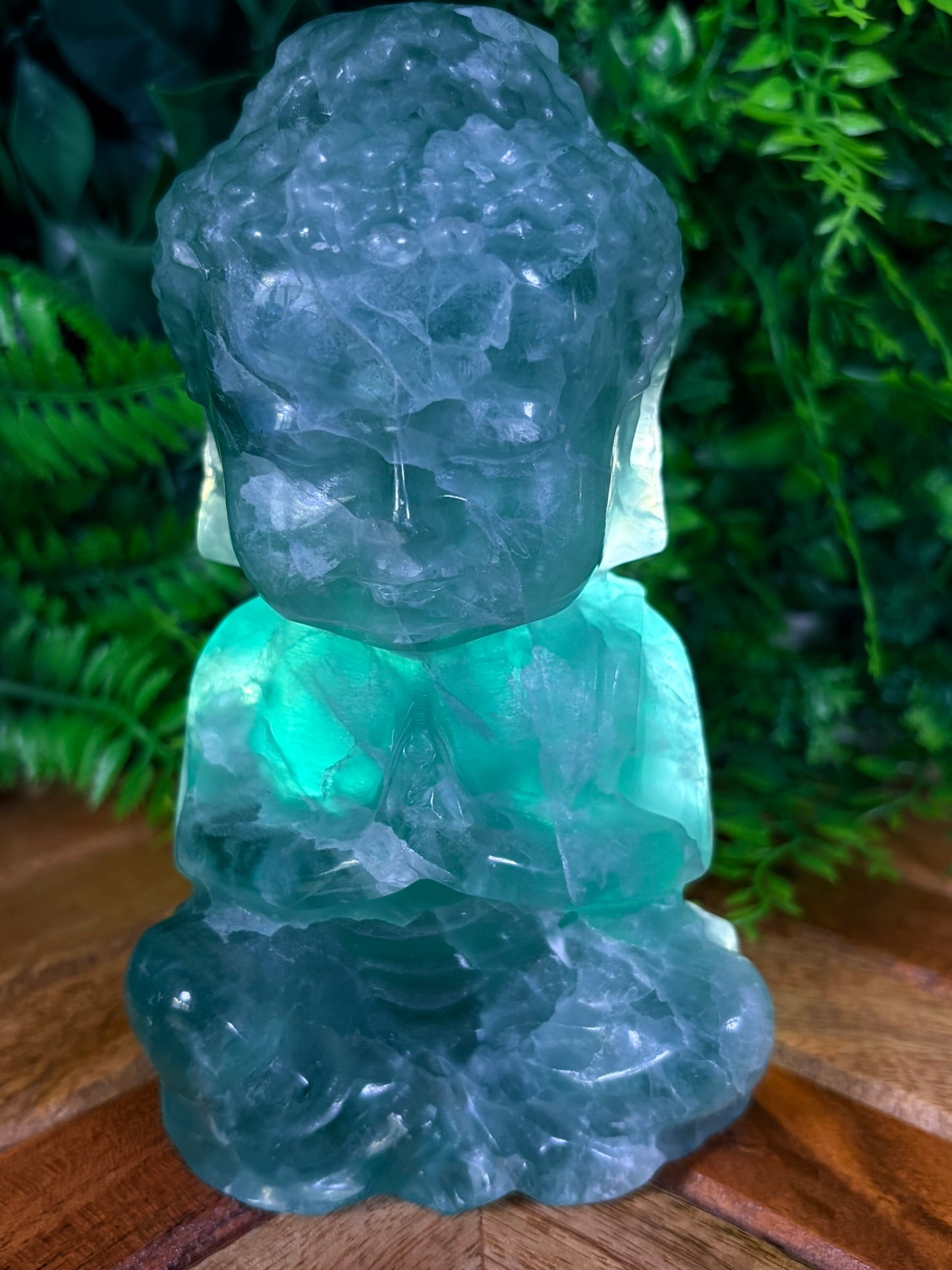 💚 Green Fluorite Baby Buddha | Clarity • Calm • Energetic Alignment