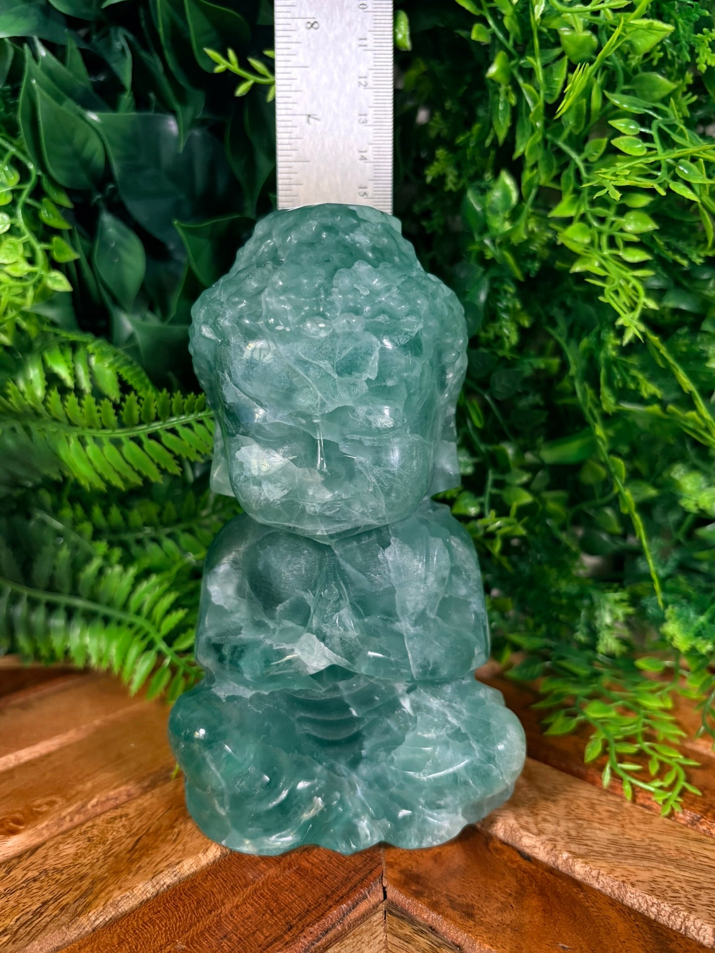 💚 Green Fluorite Baby Buddha | Clarity • Calm • Energetic Alignment