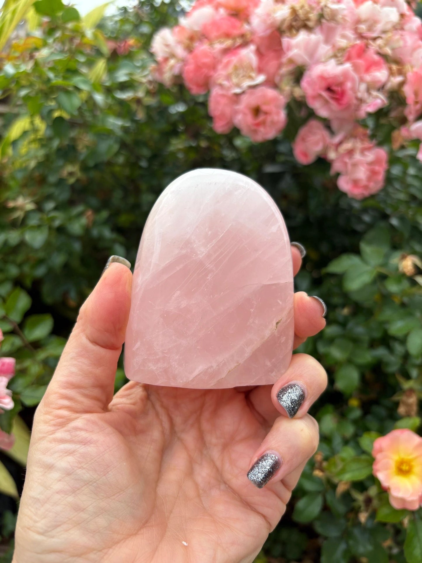 🌸 Rose Quartz Venus Bloom Freeforms – Love, Soft Power & Heart-Centered Glow