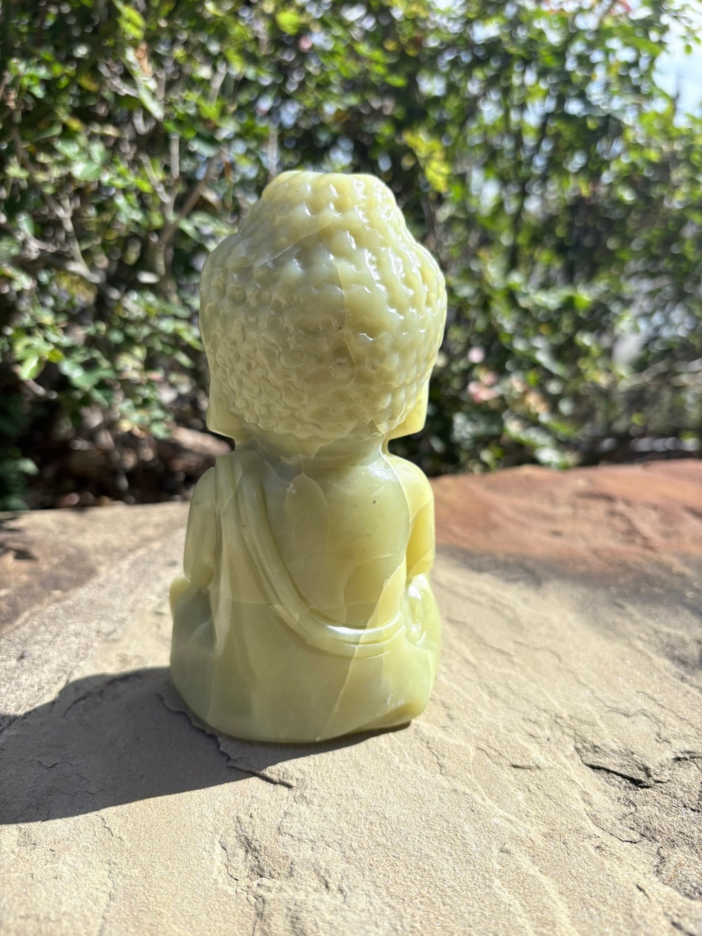 🌿 Serpentine Baby Buddha | Calm Wisdom • Energetic Protection • Inner Renewal