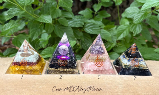 Orgonite Crystal Pyramids – Protection, Energy & Balance