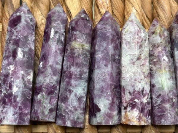 💜 Lepidolite Crystal Towers – Calm, Balance & Nervous-System Bliss