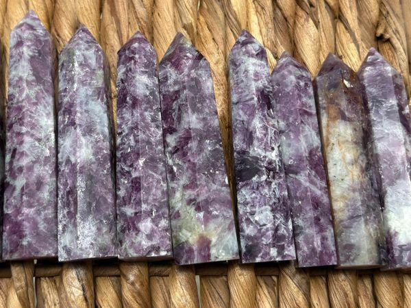 💜 Lepidolite Crystal Towers – Calm, Balance & Nervous-System Bliss