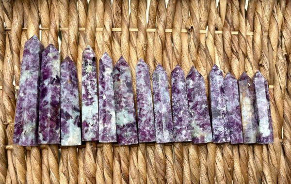 💜 Lepidolite Crystal Towers – Calm, Balance & Nervous-System Bliss