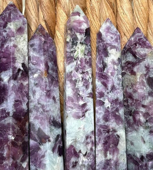 💜 Lepidolite Crystal Towers – Calm, Balance & Nervous-System Bliss