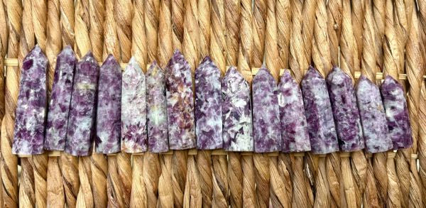 💜 Lepidolite Crystal Towers – Calm, Balance & Nervous-System Bliss